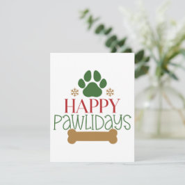Prettige Pawlidays Kerstkaart