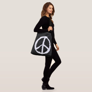 prettige, pijnlijke PEACE SIGN  Crossbody Tas