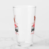 Prettige Poeske-dagen | Grappige Woordspeling Glas (Links)