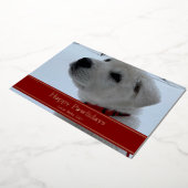 Prettige Poeskerstdagen Folie Feestdagenkaart (Gedraaid)