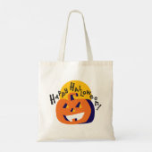 Prettige Pompoen Leuke Halloween Tote Bag (Achterkant)
