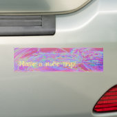 Prettige reis! bumpersticker (Op auto)