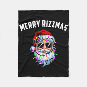 Prettige Rizzmas tieners kinderen school grappige  Fleece Deken
