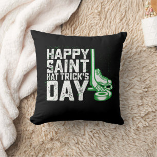 Prettige Saint Hat Trick Dag IJshockey St. Patrick Kussen
