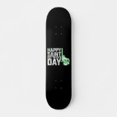 Prettige Saint Hat Trick Dag IJshockey St. Patrick Persoonlijk Skateboard (Voorkant)