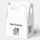 Prettige sluitingsdag onroerend goed bedankdoosjes (Geopend)