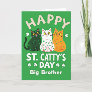 Prettige St. Cattys Dag Grote Broer Kaart