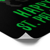 Prettige st. pat-rex dag st. patricks dag dinosaur poster (Hoek)
