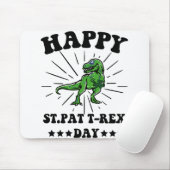 Prettige St Pat Trex Dag Dino St Patricks Dag Muismat (Met muis)