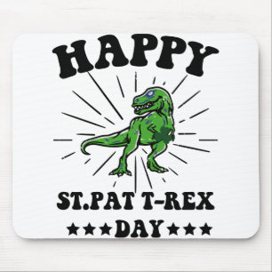Prettige St Pat Trex Dag Dino St Patricks Dag Muismat