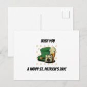 Prettige St. Patrick's Dag Briefkaart (Voorkant / Achterkant)