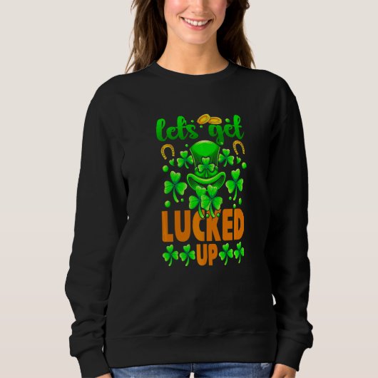Prettige St. Patrick's Dag Drink 3 Trui (Voorkant)