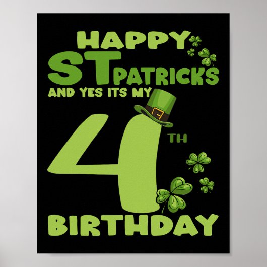Prettige St. Patrick's Dag En Ja Het Is Mijn 4e Ve Poster (Voorkant)