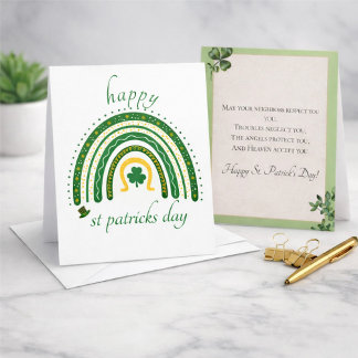 Prettige St. Patrick's Dag Feestdagenkaart