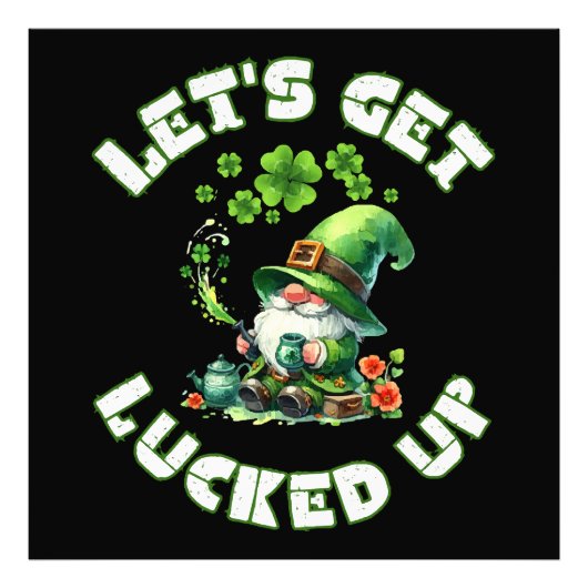 prettige St. Patrick's dag Foto Afdruk (Voorkant)