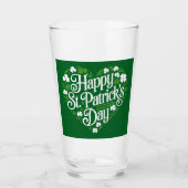 Prettige St. Patrick's Dag  Glas (Voorkant)