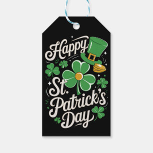 Prettige St. Patrick's Dag Ierse Erfenis St. Patty Cadeaulabel