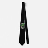 Prettige St. Patrick's Dag Ierse Erfenis St. Patty Stropdas (Voorkant)