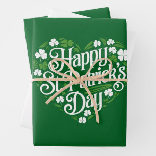 Prettige St. Patrick's Dag  Inpakpapier Vel
