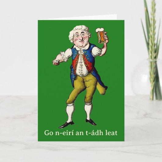 Prettige St. Patrick's Dag kaart (Voorkant)