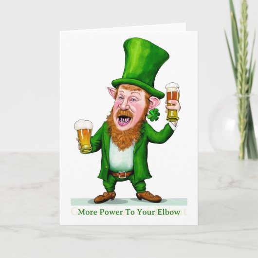 Prettige St. Patrick's Dag kaart (Voorkant)