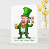 Prettige St. Patrick's Dag kaart (Gele Bloem)