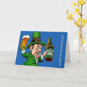 Prettige St. Patrick's Dag kaart (Gele Bloem)