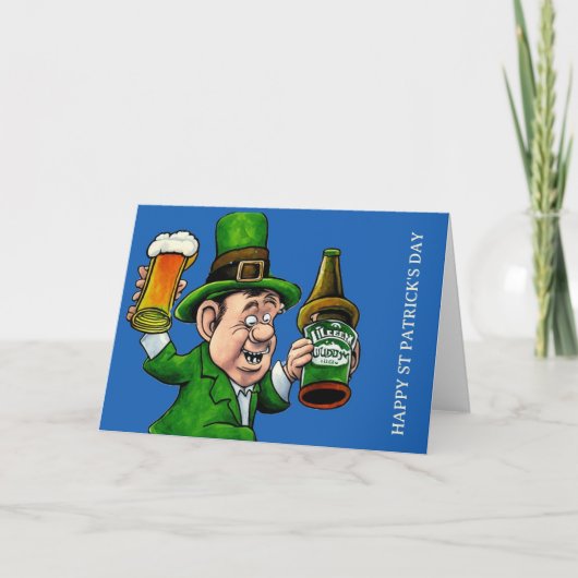 Prettige St. Patrick's Dag kaart (Voorkant)