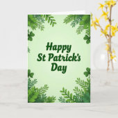 Prettige St. Patrick's Dag Kaart (Gele Bloem)