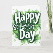 Prettige St. Patrick's Dag Kaart (Voorkant)