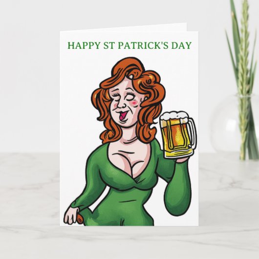 Prettige St. Patrick's Dag kaart (Voorkant)