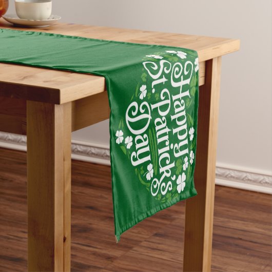 Prettige St. Patrick's Dag  Korte Tafelloper (Voorbeeld)