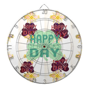 Prettige St. Patrick's Dag Mooie Kunstprint Dartbord