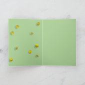 Prettige St. Patrick's Dag Moppige Franse Bulldog Kaart (Binnen)