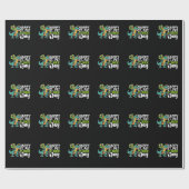 Prettige St. Patrick's Dag Pat T Rex Dinosaur Cadeaupapier (Vlak)