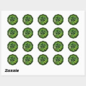 Prettige St. Patrick's Dag Ronde Sticker (Vel)
