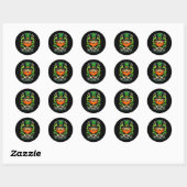 Prettige St. Patrick's Dag Ronde Sticker (Vel)