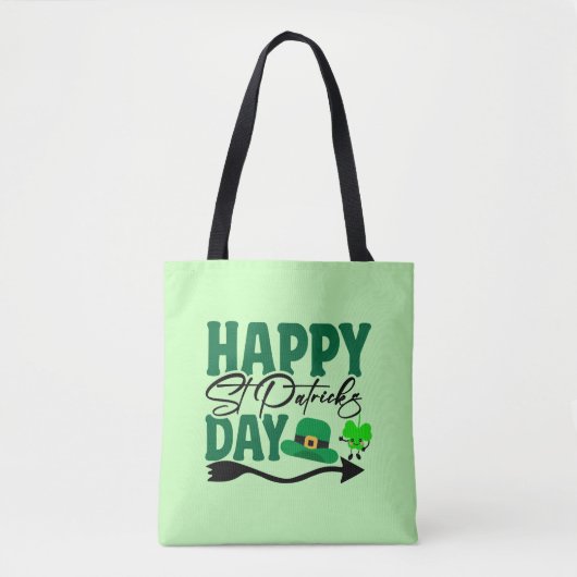 Prettige St. Patrick's Dag Tote Bag (Voorkant)