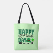 Prettige St. Patrick's Dag Tote Bag (Achterkant)