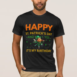 Prettige St. Patrick's Day EN Verjaardag Kabouter T-shirt