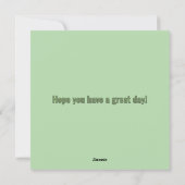 Prettige St. Patrick's Day Feestdagenkaart (Achterkant)