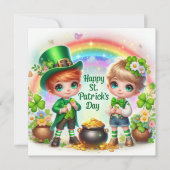 Prettige St. Patrick's Day kerstkaart (Voorkant)