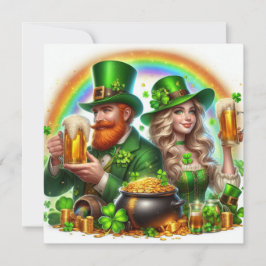 Prettige St. Patrick's Day Vakantiekaart Feestdagenkaart