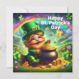 Prettige St. Patrick's Day Vakantiekaart Feestdagenkaart