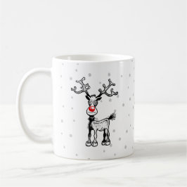 Prettige StressKerst met Rudolph op een mok