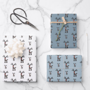 Prettige Stressmas met Rudolph Inpakpapier Vel