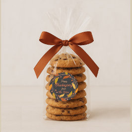 Prettige Thanksgiving Aangepaste Ronde Sticker