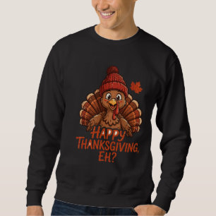 Prettige Thanksgiving Eh T-shirt Grappige kalkoe