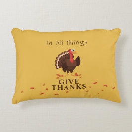 Prettige Thanksgiving Lieve Kalkoen Dankbaar Citaa Accent Kussen