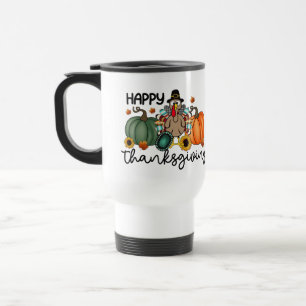 Prettige Thanksgiving T-shirt   Herfst Vakantie Tu Reisbeker